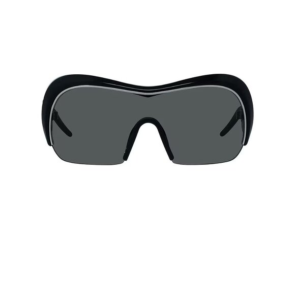 Givenchy Shield Sunglasses in Shiny Black & Smoke main image 5